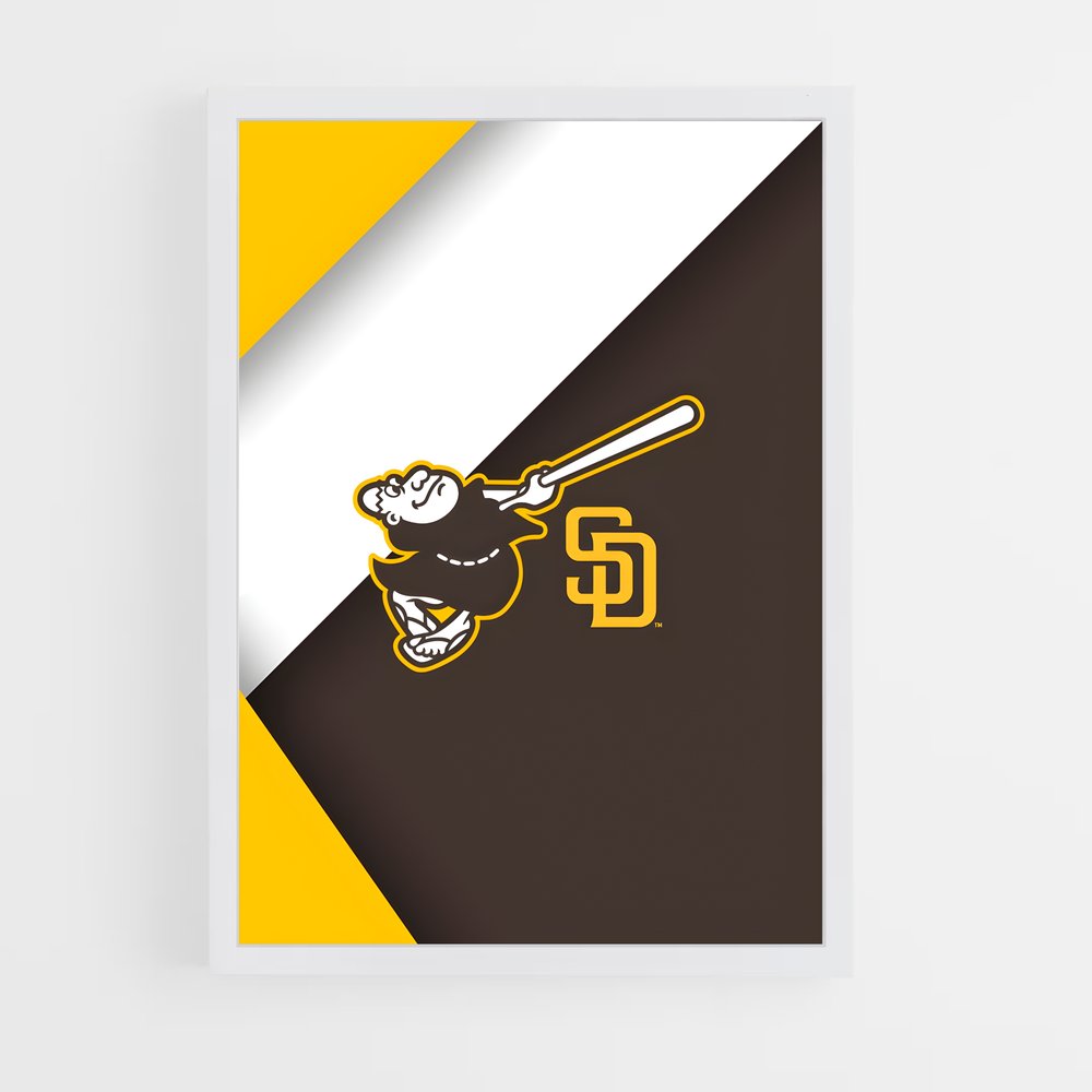 Poster Padres Legacy – affiche Baseball (vue 3)